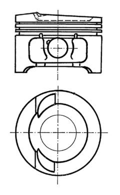 Поршень KOLBENSCHMIDT 91033620