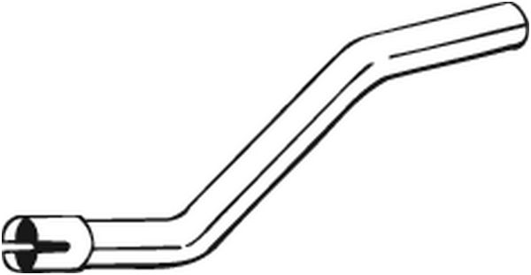 Труба выхлопного газа BOSAL 750-027