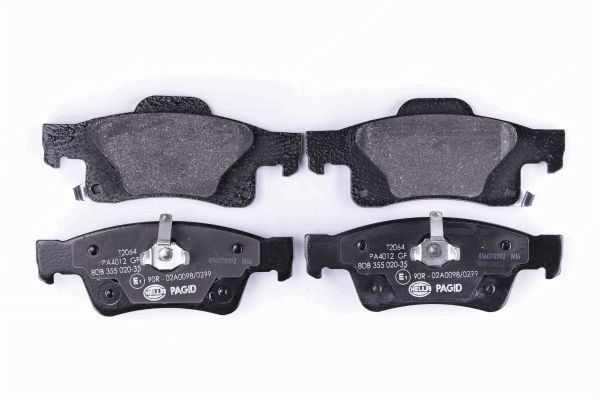 Комплект тормозных колодок дисковый тормоз HELLA/BEHR/PAGID 8DB 355 020-351