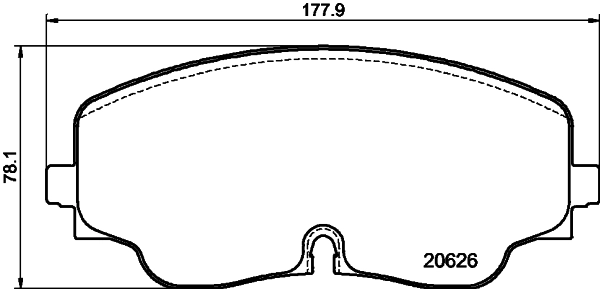Комплект тормозных колодок дисковый тормоз HELLA/BEHR/PAGID 8DB 355 041-051