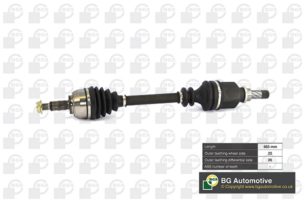 Приводной вал BGA DS7349L