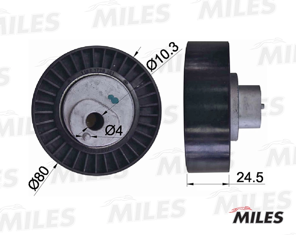 Паразитный / ведущий ролик поликлиновой ремень MILES AG03018