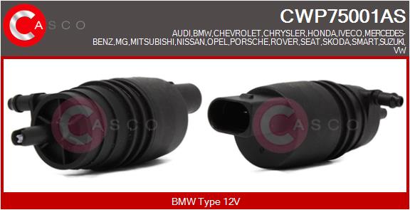 Водяной насос система очистки окон CASCO CWP75001AS