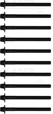 Комплект болтов головки цилидра GLASER T80612-00
