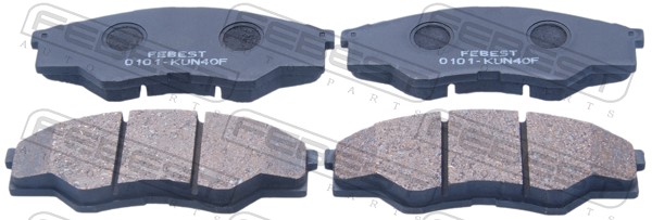 Комплект тормозных колодок дисковый тормоз FEBEST 0101-KUN40F