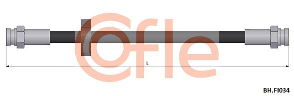 Тормозной шланг COFLE 92BHFI034