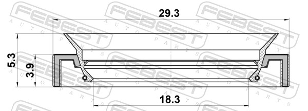 Ремкомплект рулевой механизм FEBEST 95LAY19290405X