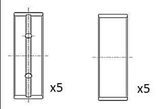 Вкладыши двигателя FAI AUTOPARTS BM1058-050