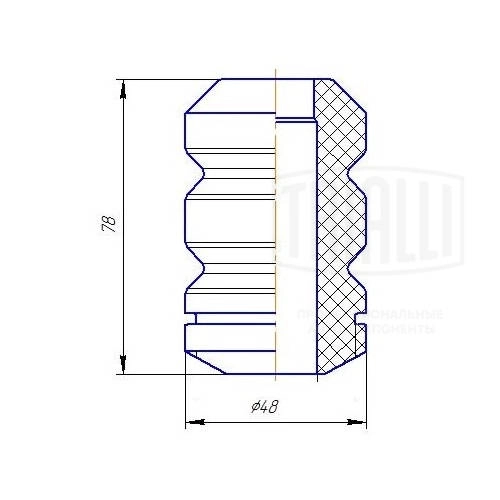 Буфер амортизация TRIALLI BC0131