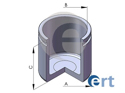 Поршень корпус скобы тормоза ERT 151585-C