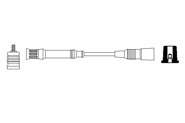 Провод зажигания BOSCH 0 356 912 898