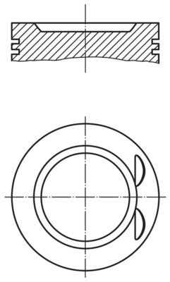 Поршень MAHLE/KNECHT 022 06 00