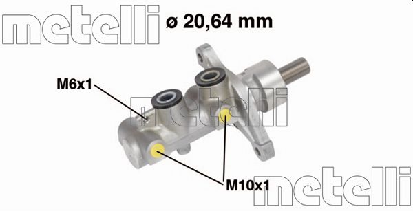 Главный тормозной цилиндр METELLI 05-0698