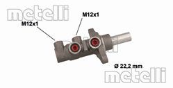 Главный тормозной цилиндр METELLI 05-1122