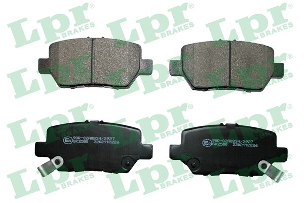 Комплект тормозных колодок дисковый тормоз LPR 05P2226