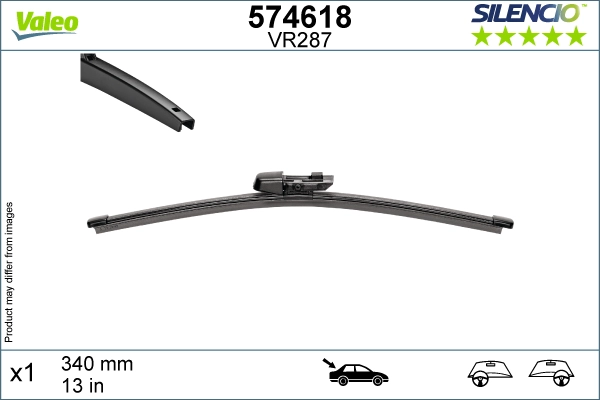 Щетка стеклоочистителя silencio rear VALEO 574618