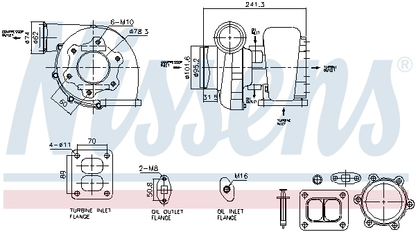 Компрессор наддув first fit NISSENS 93597