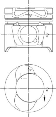 Поршень KOLBENSCHMIDT 94597600