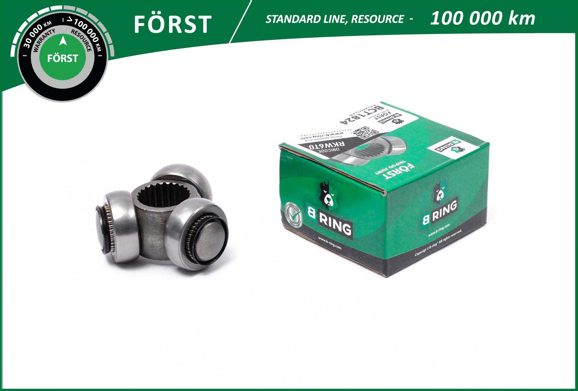 Муфта с шипами приводной вал först cv joint imp B-RING BCT1824