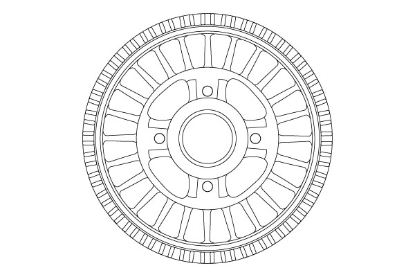 Тормозной барабан TRW DB4557MR