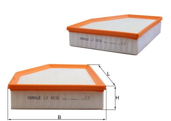 Воздушный фильтр MAHLE/KNECHT LX 4636