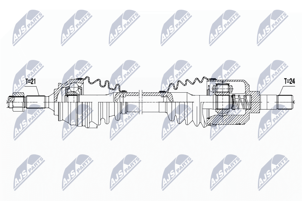 Приводной вал NTY NPW-CT-055