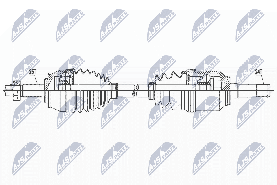 Приводной вал NTY NPW-FT-055