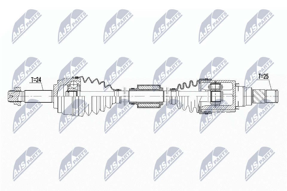 Приводной вал NTY NPW-MS-065