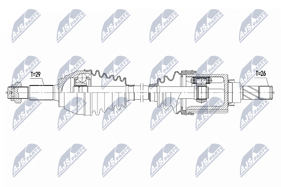 Приводной вал NTY NPW-NS-098