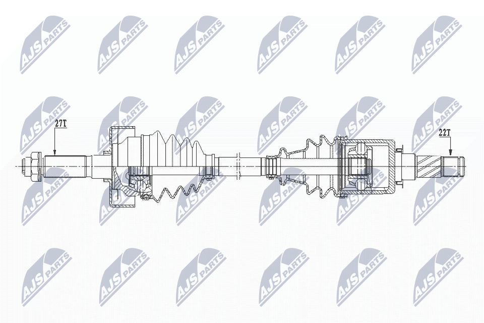 Приводной вал NTY NPW-SB-029