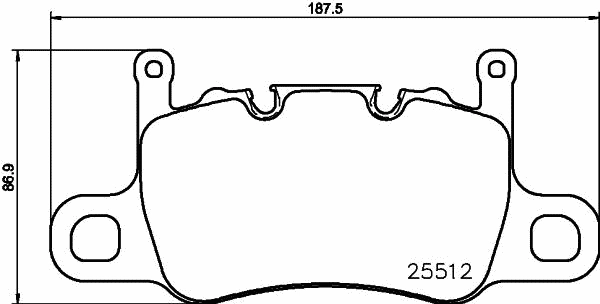 Комплект тормозных колодок дисковый тормоз prime line BREMBO P 65 037