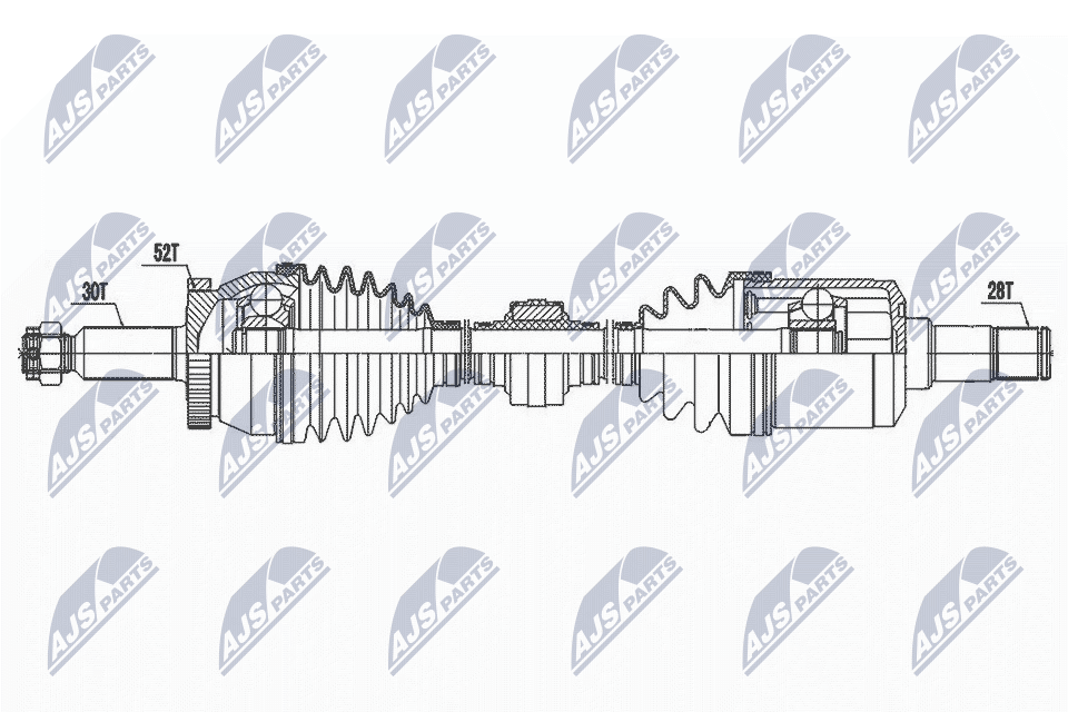 Приводной вал NTY NPW-HY-595