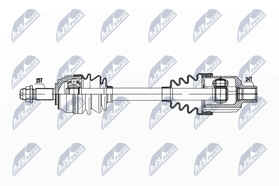 Приводной вал NTY NPW-PL-135
