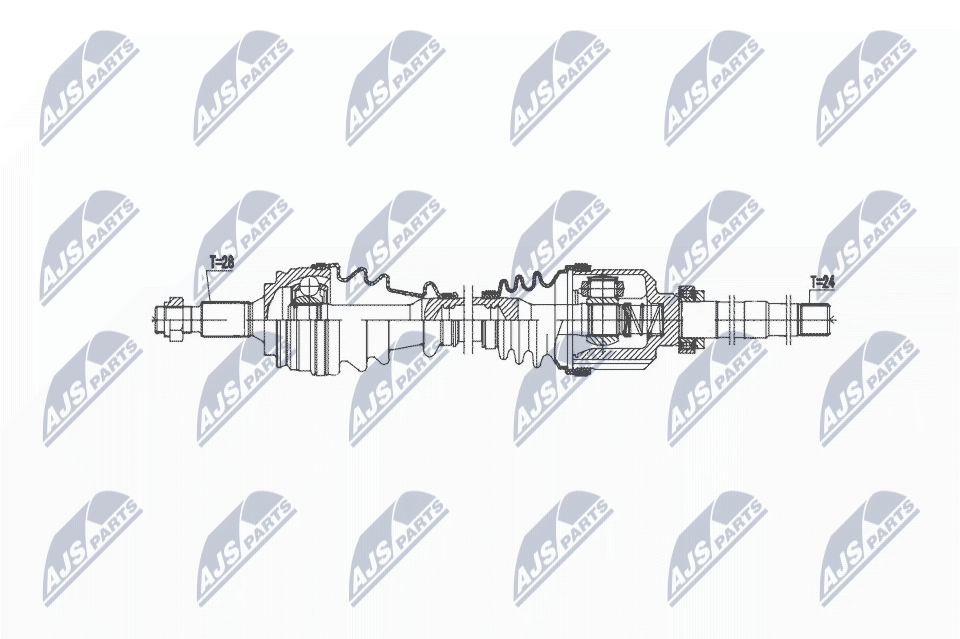 Приводной вал NTY NPW-CT-143