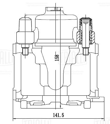 Тормозной суппорт TRIALLI CF 032117
