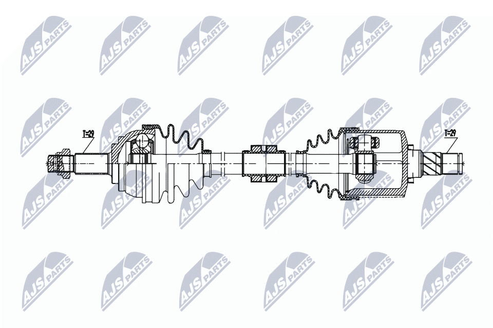 Приводной вал NTY NPW-NS-169