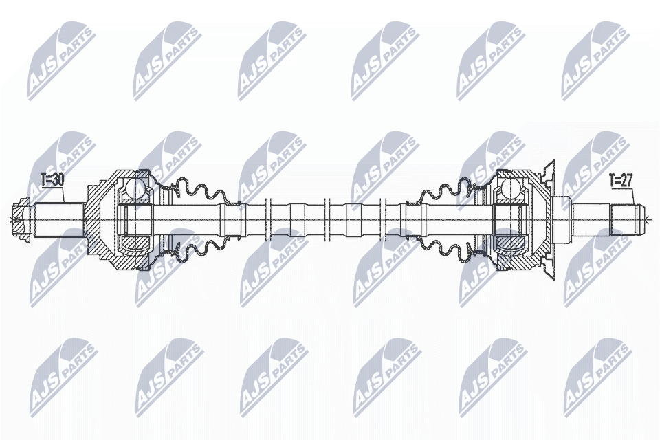 Приводной вал NTY NPW-BM-189