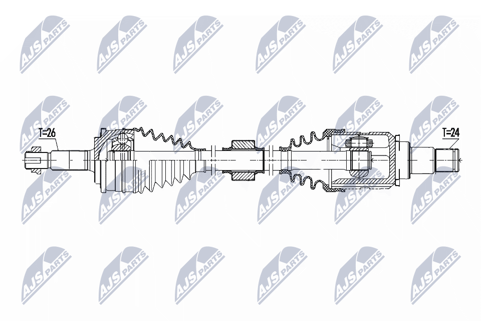 Приводной вал NTY NPW-TY-189