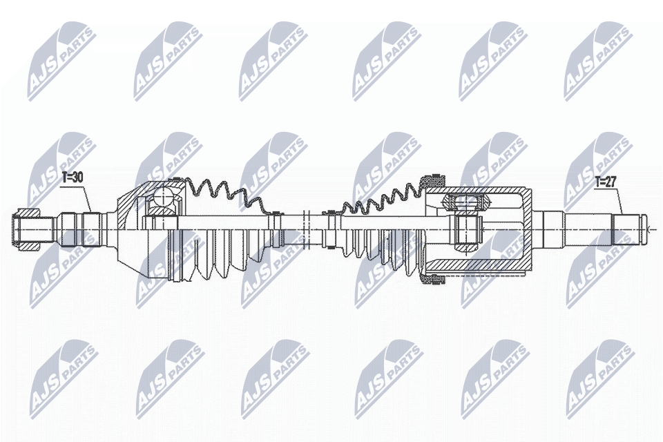 Приводной вал NTY NPW-DW-049