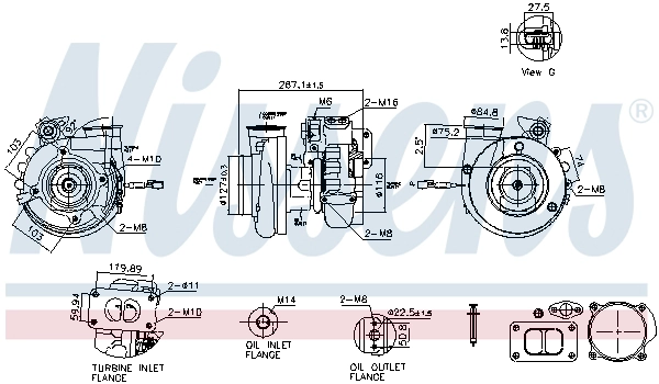Компрессор наддув first fit NISSENS 93701