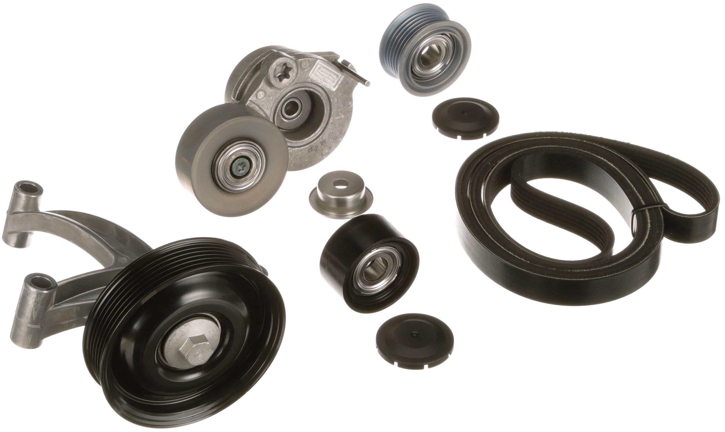 Поликлиновой ременный комплект micro-v kit GATES K026PK2573