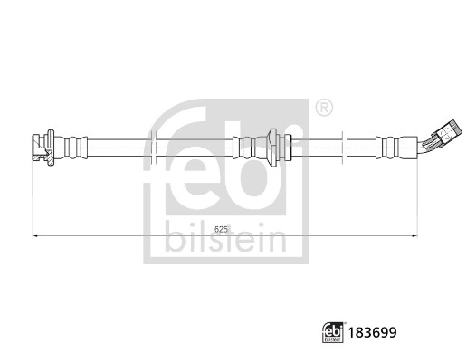 Тормозной шланг FEBI BILSTEIN 183699