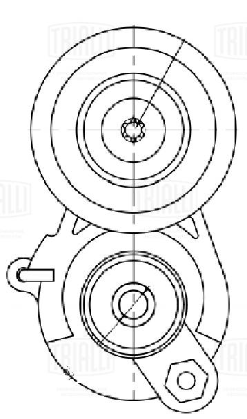 Натяжитель ремня клиновой зубча TRIALLI CM 5735