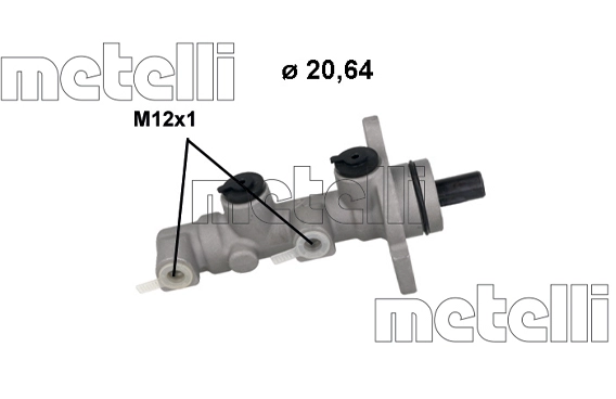 Главный тормозной цилиндр METELLI 05-1245