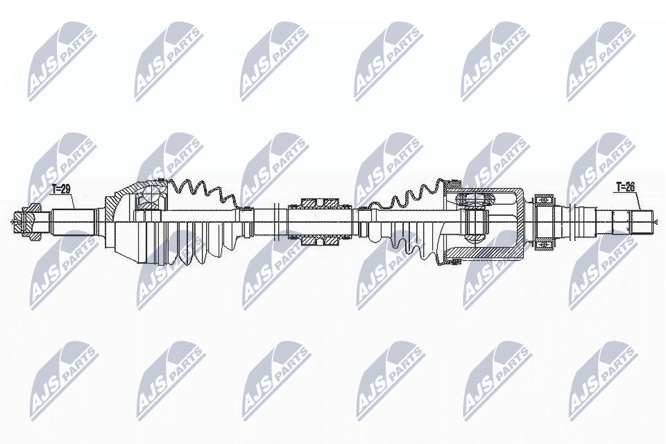 Приводной вал NTY NPW-NS-148