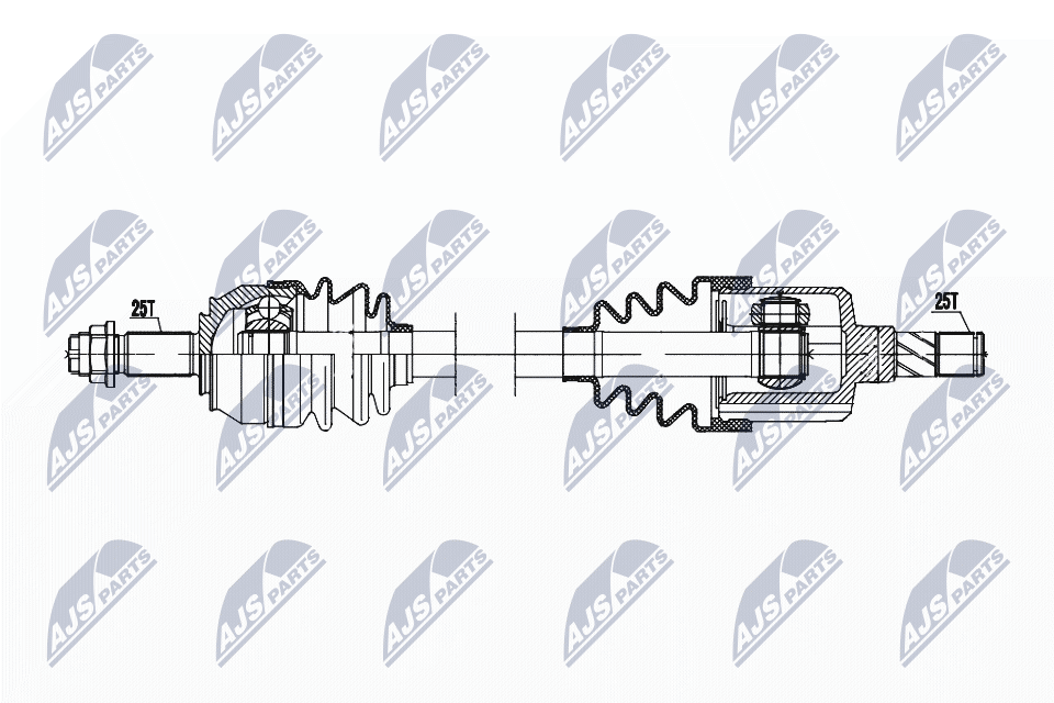 Приводной вал NTY NPW-PL-133