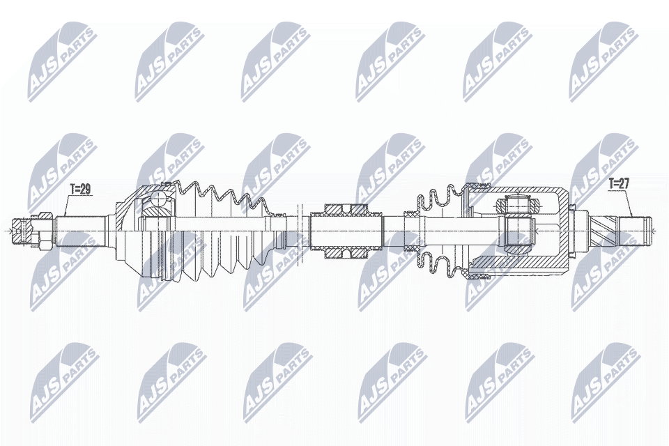 Приводной вал NTY NPW-NS-162