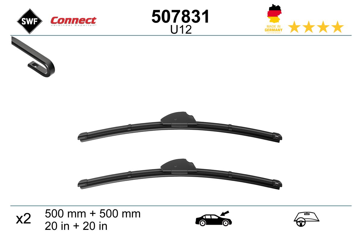 Щетка стеклоочистителя connect made in germany SWF 507831