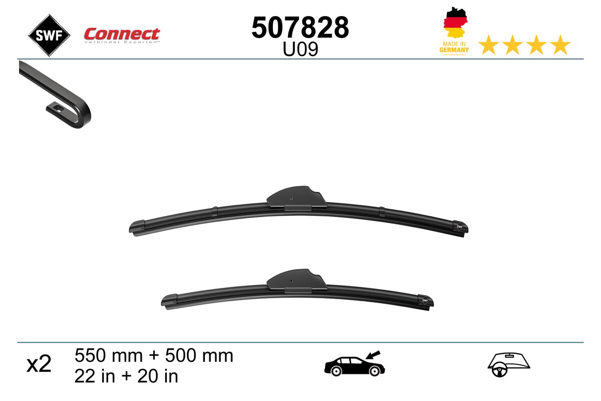 Щетка стеклоочистителя connect made in germany SWF 507828