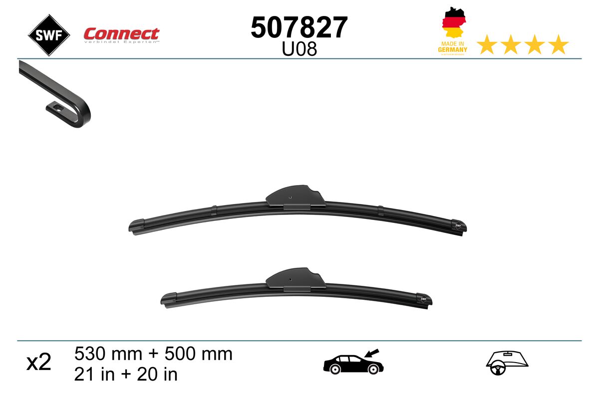 Щетка стеклоочистителя connect made in germany